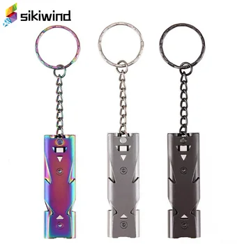 Double Pipe High Decibel Stainless Steel Outdoor Emergency Survival Whistle Keychain Cheerleading Whistle Multifunction Tool Z50
Double Pipe High Decibel Stainless Steel Outdoor Emergency Survival Whistle Keychain Cheerleading Whistle Multifunction Tool Z50