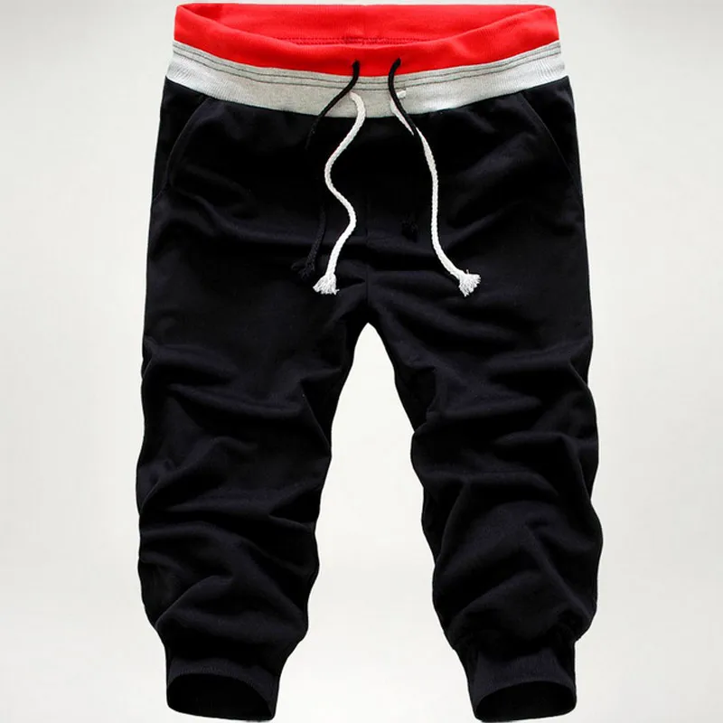 Fashion Men Pants Solid Color Elastic Sweatpants Three Quarter Troursers Boys Casual Beach Pants IK88
Fashion Men Pants Solid Color Elastic Sweatpants Three Quarter Troursers Boys Casual Beach Pants IK88
