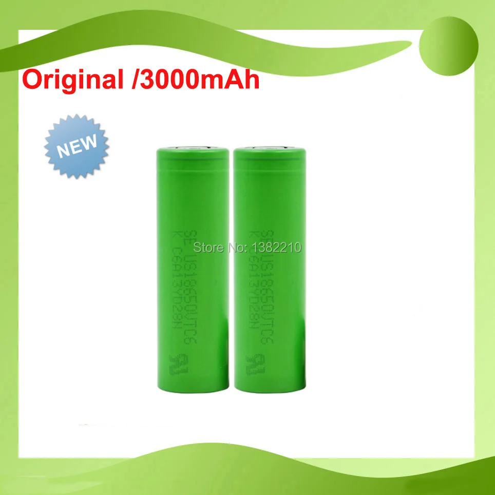 Free shipping!! 2PCS/LOT Original New 3.6V 18650 US18650 VTC6 3000mAh Continuous 30A E-Cig Battery For Sony
Free shipping!! 2PCS/LOT Original New 3.6V 18650 US18650 VTC6 3000mAh Continuous 30A E-Cig Battery For Sony