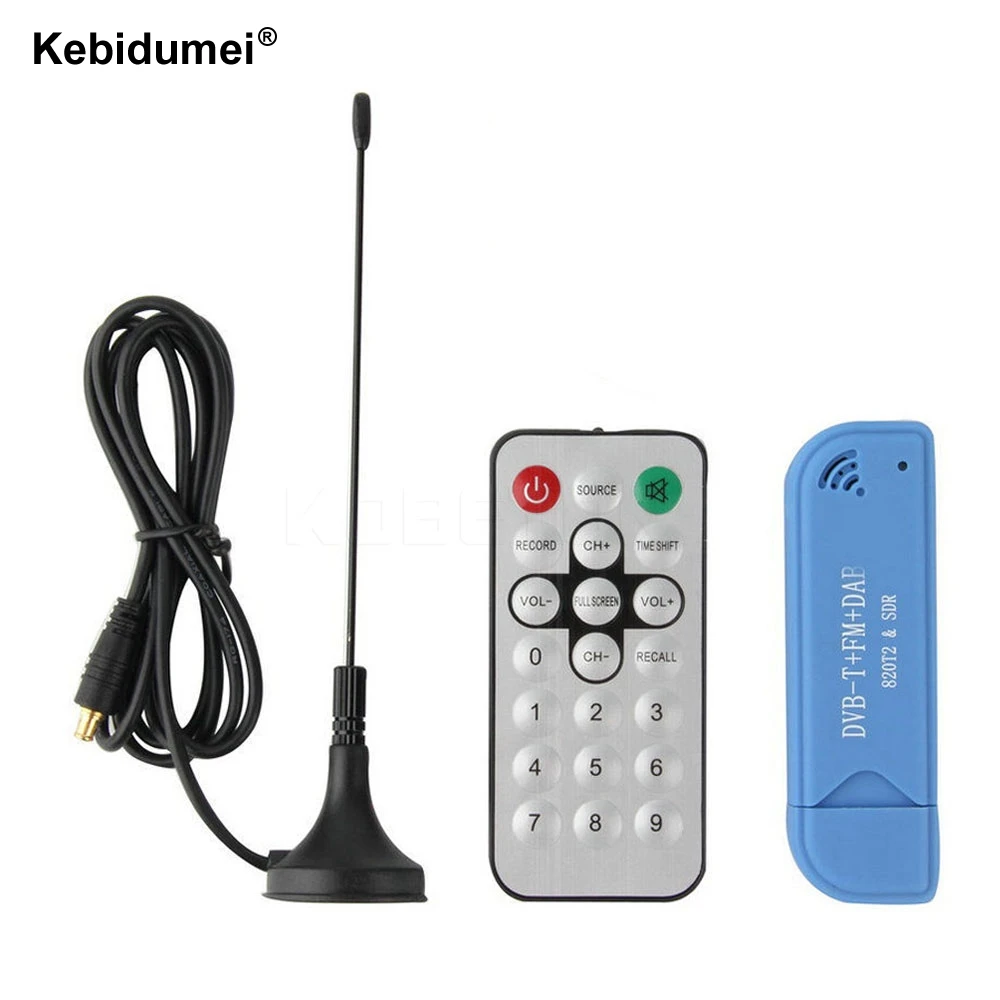 Mini Video Equipment TV Dongle DVB-T + DAB + FM RTL2832U + R820T2 Digital USB 2.0 TV Stick Support SDR Tuner Receiver + Antenna
Mini Video Equipment TV Dongle DVB-T + DAB + FM RTL2832U + R820T2 Digital USB 2.0 TV Stick Support SDR Tuner Receiver + Antenna