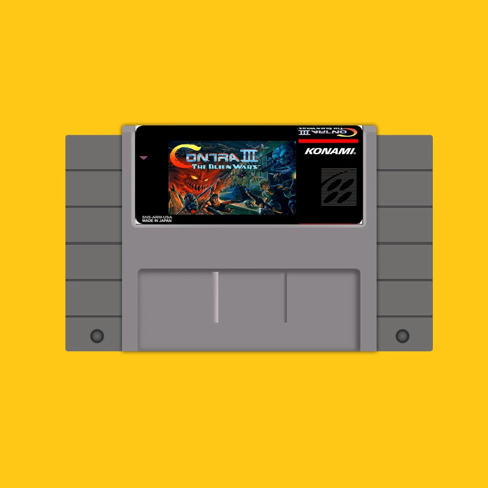 Hot 46 Pin 16 Bit NTSC Game Cartridge Contra 3
Hot 46 Pin 16 Bit NTSC Game Cartridge Contra 3