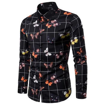 YS016 European New Fall 2019 Leisure Men's Joker Large Size Long Sleeve Digital Printed Shirt
YS016 European New Fall 2019 Leisure Men's Joker Large Size Long Sleeve Digital Printed Shirt