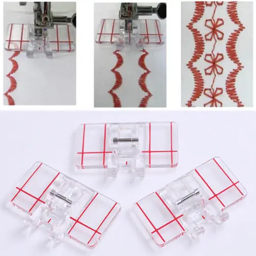 Simple Mini Clear Plastic Parallel Stitch Foot Presser for Multifunction Domestic Sewing Machine Parallel Stitch Sewing Tool
Simple Mini Clear Plastic Parallel Stitch Foot Presser for Multifunction Domestic Sewing Machine Parallel Stitch Sewing Tool
