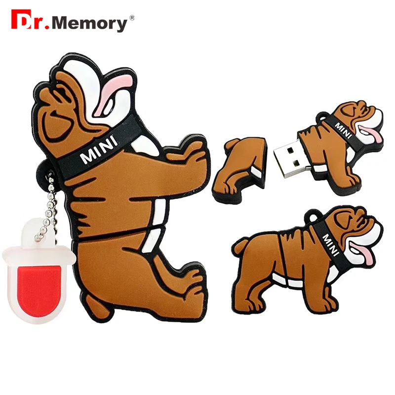 Dr.Memory 4GB 32GB 16GB 8GB Cartoon Brown Bulldog USB Flash Drive Pen Drive Memory Stick USB2.0 Disk Wholesales toy
Dr.Memory 4GB 32GB 16GB 8GB Cartoon Brown Bulldog USB Flash Drive Pen Drive Memory Stick USB2.0 Disk Wholesales toy