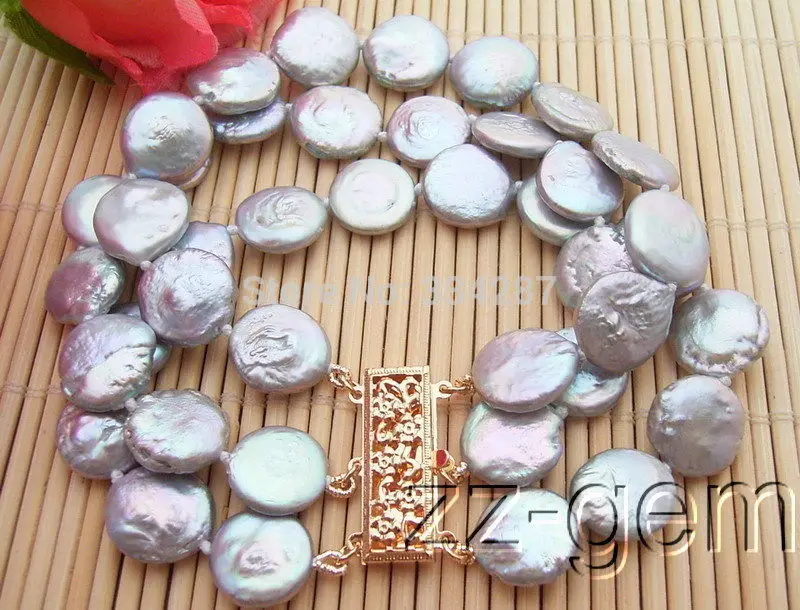 3Strds 12MM Grey Pearl Bracelet
3Strds 12MM Grey Pearl Bracelet