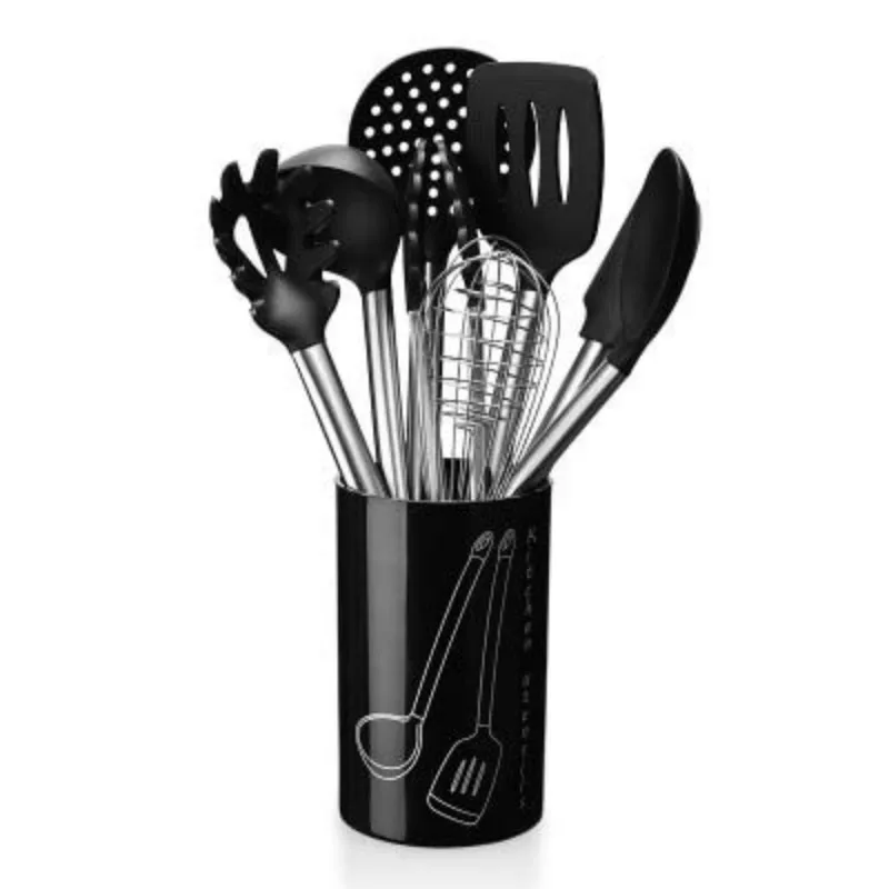 9PCS Silicone Kitchenware Cooking Spoon Soup Ladle-Egg Spatula Turner Kitchen Tools Cooking Utensil Set Dinnerware Tools
9PCS Silicone Kitchenware Cooking Spoon Soup Ladle-Egg Spatula Turner Kitchen Tools Cooking Utensil Set Dinnerware Tools