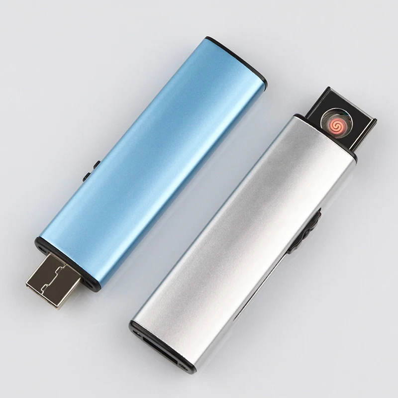 Mini USB Electronic Rechargeable Lighter Metal Flameless Windproof Cigarette Lighter Plasma Double Side Turbo Lighter
Mini USB Electronic Rechargeable Lighter Metal Flameless Windproof Cigarette Lighter Plasma Double Side Turbo Lighter
