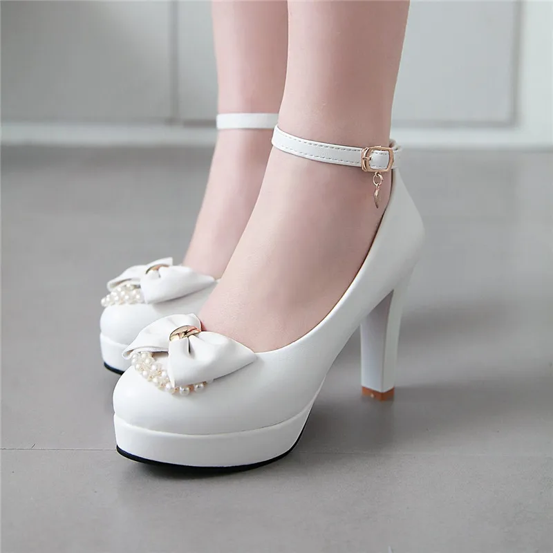 YMECHIC 2019 New Ankle Strap Women Pumps High Heels String Bead Butterfly-knot Platform Office Party White Bride Wedding Shoes
YMECHIC 2019 New Ankle Strap Women Pumps High Heels String Bead Butterfly-knot Platform Office Party White Bride Wedding Shoes
