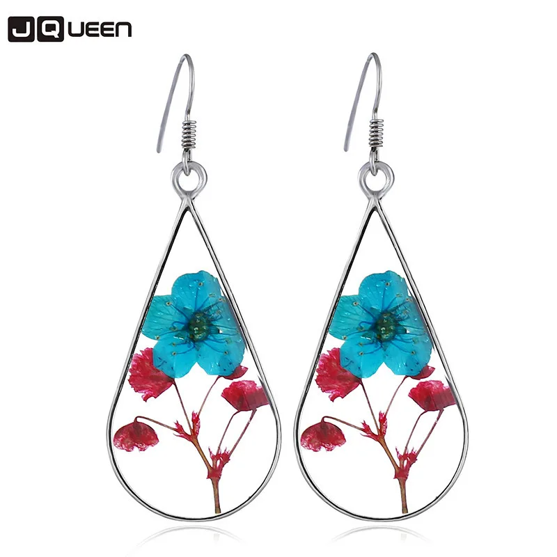 Best Selling 10 Style Lovely Dry Flower Earring Double-Sided Waterdrop Dried Flower Pendant Earrings For Women Jewellery Gift
Best Selling 10 Style Lovely Dry Flower Earring Double-Sided Waterdrop Dried Flower Pendant Earrings For Women Jewellery Gift