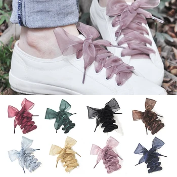 High-Density Chiffon Silk Lace Shoelaces Casual Flat Canvas Sport Shoes Wild Laces Sneakers Shoestrings Pure Color Shoelaces
High-Density Chiffon Silk Lace Shoelaces Casual Flat Canvas Sport Shoes Wild Laces Sneakers Shoestrings Pure Color Shoelaces