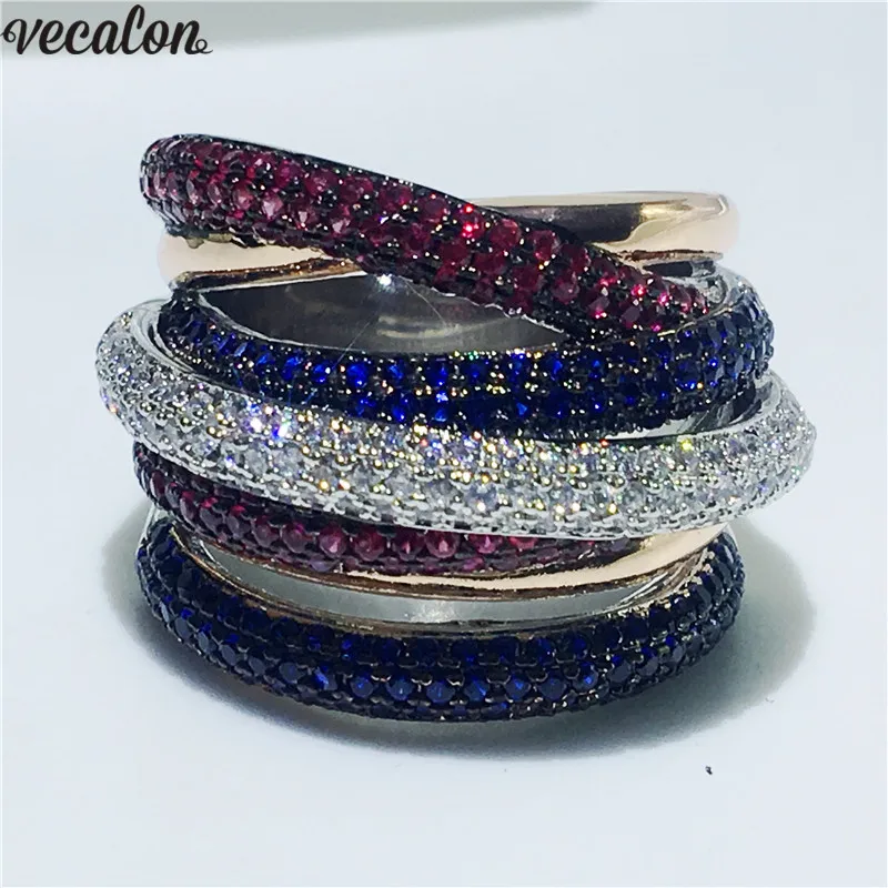 Vecalon Fashion Big Across Promise ring Micro Pave AAAAA Cz Statement Party wedding band rings For women Bridal Finger Jewelry
Vecalon Fashion Big Across Promise ring Micro Pave AAAAA Cz Statement Party wedding band rings For women Bridal Finger Jewelry