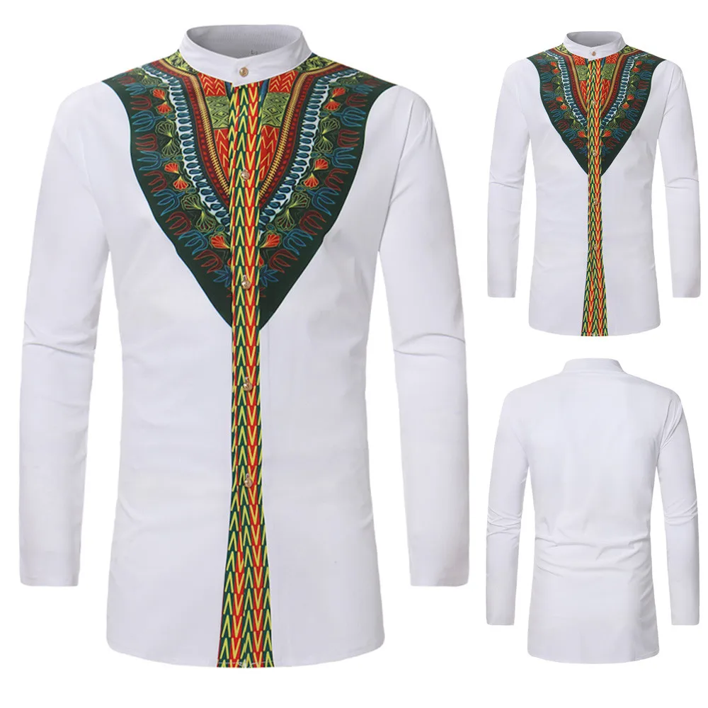 Men's Autumn Winter Luxury African Print Long Sleeve Dashiki Shirt Topdurable enought for your daily wearing Shirt Gift
Men's Autumn Winter Luxury African Print Long Sleeve Dashiki Shirt Topdurable enought for your daily wearing Shirt Gift