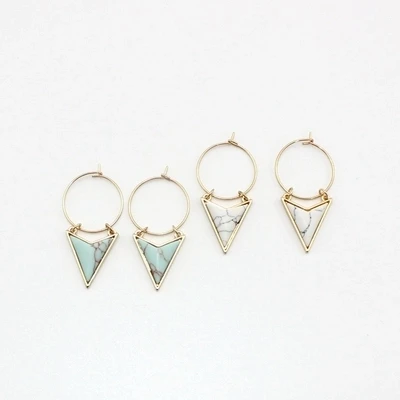 2016 New geometric circle long drop Earings statement triangle white green stone simple earring women
2016 New geometric circle long drop Earings statement triangle white green stone simple earring women