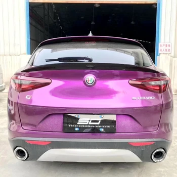 For Alfa Romeo Stelvio Spoiler Carbon Fiber Rear Trunk Spoiler Black Finish Quadrifoglio Verde SD Style 2017 - 2018
For Alfa Romeo Stelvio Spoiler Carbon Fiber Rear Trunk Spoiler Black Finish Quadrifoglio Verde SD Style 2017 - 2018