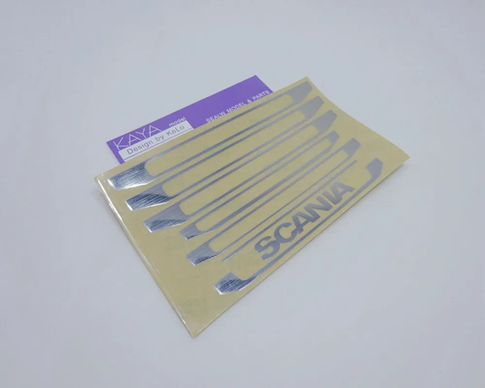 Tamiya scania грузовик R620 превратить в R730 металлическая гримаса Декоративные наклейки