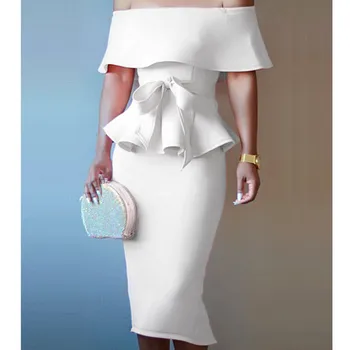 2019 Women Elegant Space Layer Short Sleeve Ruffle Two Piece Set Sexy Club Fashion Off Shoulder Tops And Skirt Bodycon Suits
2019 Women Elegant Space Layer Short Sleeve Ruffle Two Piece Set Sexy Club Fashion Off Shoulder Tops And Skirt Bodycon Suits