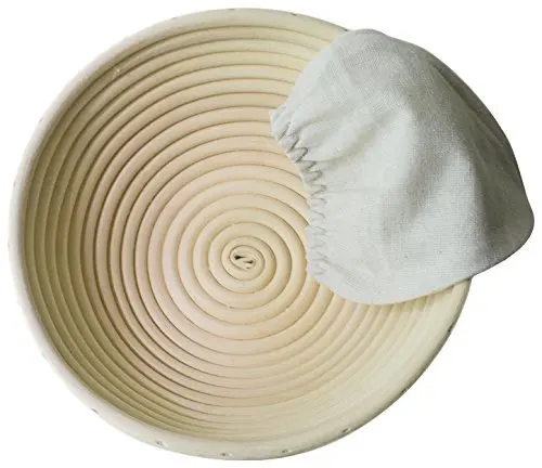 Round Banneton Brotform Bread Dough Proofing Rising Rattan Handmade Basket & Liner
Round Banneton Brotform Bread Dough Proofing Rising Rattan Handmade Basket & Liner