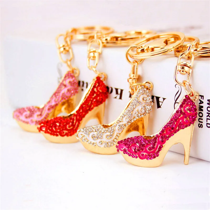 2019 Fashion Crystal High Heels Shoes Key Chains Rings Holder Flower Enamel Bag Pendant For Car Keyrings KeyChains
2019 Fashion Crystal High Heels Shoes Key Chains Rings Holder Flower Enamel Bag Pendant For Car Keyrings KeyChains