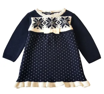 0-2T Newborn Fashion Winter Snowflake Sweater Dress for Toddler Girls Knitted Cotton Kids Baby Christmas Sweater Dress Clothes
0-2T Newborn Fashion Winter Snowflake Sweater Dress for Toddler Girls Knitted Cotton Kids Baby Christmas Sweater Dress Clothes