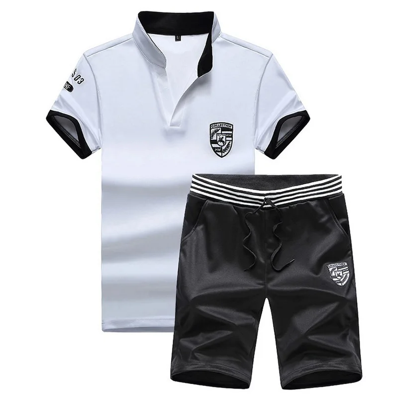 2019 Summer Two Pieces Set Men Short Sleeve T Shirt Top+shorts Men's Tracksuits New Causal Sportswear Tops Short Trousers Mens
2019 Summer Two Pieces Set Men Short Sleeve T Shirt Top+shorts Men's Tracksuits New Causal Sportswear Tops Short Trousers Mens