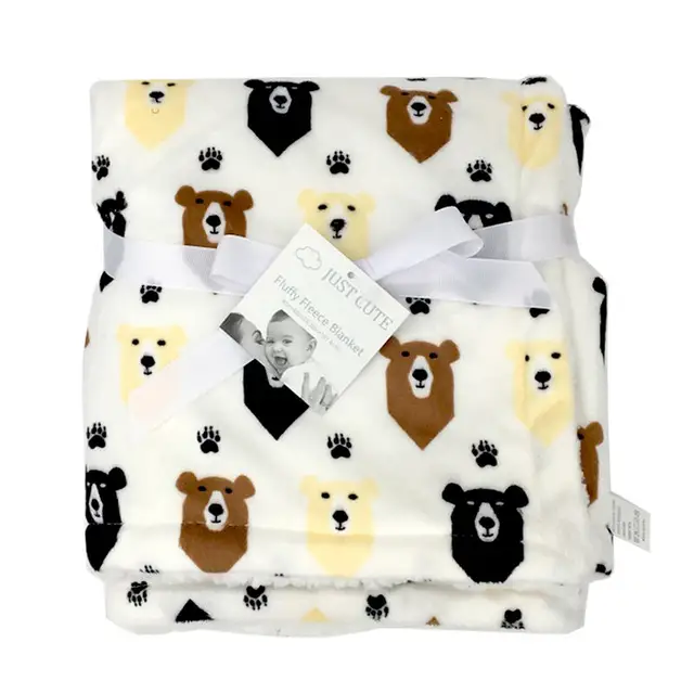 new styles lovely short plush fluffy owl baby blankets girl boy