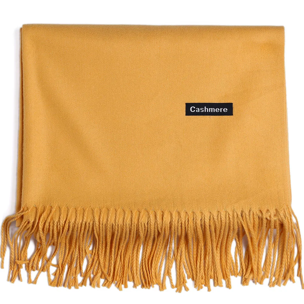 Cashmere Scarf Shawl Solid Plain Autumn Winter Wrap Warm High Quality Soft Hijab Thick Lady Women Pashmina Wool Luxury Yellow
Cashmere Scarf Shawl Solid Plain Autumn Winter Wrap Warm High Quality Soft Hijab Thick Lady Women Pashmina Wool Luxury Yellow