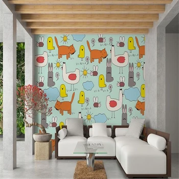 modern custom 3d photo painting wallpaper nordic cartoon cute animals wall mural bedroom living room wallpaper for kids room
modern custom 3d photo painting wallpaper nordic cartoon cute animals wall mural bedroom living room wallpaper for kids room
