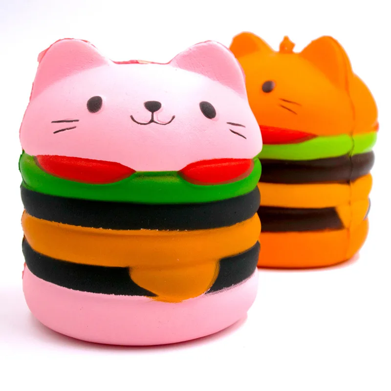 cute Squishy Jumbo Cartoon Cat Hamburger Scented Slow Rising Exquisite Kid Soft Decompression slime Relax Party DIY Decoration
cute Squishy Jumbo Cartoon Cat Hamburger Scented Slow Rising Exquisite Kid Soft Decompression slime Relax Party DIY Decoration