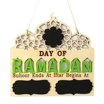 New Eid Ramadan Decor Hanging Wooden Counting Down Wall Board Muslim Suhoor Iftar Message Chalk Board Eid Ramadan Decoration
New Eid Ramadan Decor Hanging Wooden Counting Down Wall Board Muslim Suhoor Iftar Message Chalk Board Eid Ramadan Decoration