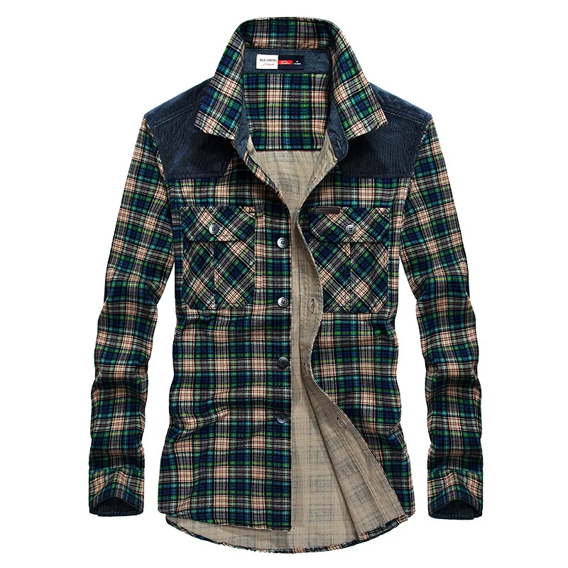 New 2018 autumn spring mens plaid casual shirts long sleeve cotton dress shirt men retro style camiseta masculina Military shirt
New 2018 autumn spring mens plaid casual shirts long sleeve cotton dress shirt men retro style camiseta masculina Military shirt