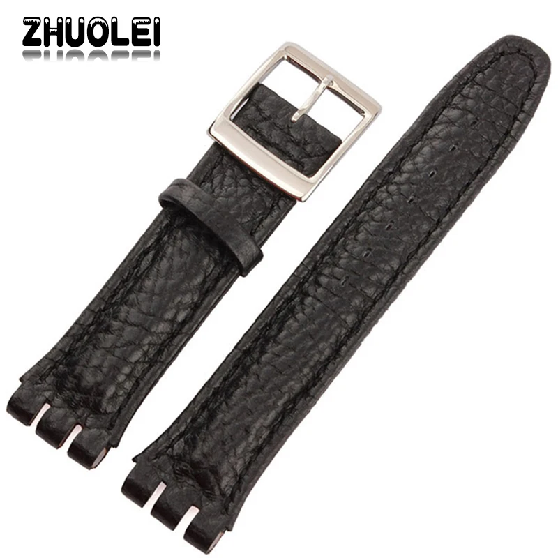 High Quality Genuine Leather Watch Band 19mmCroco Pattern Black Brown Bracelet For Swatch
High Quality Genuine Leather Watch Band 19mmCroco Pattern Black Brown Bracelet For Swatch