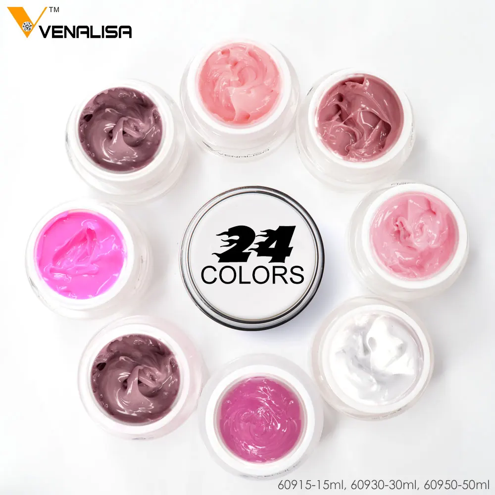 #60915 Venalisa бренд 15 мл дизайн ногтей прозрачный белый розовый натуральный камуфляж
