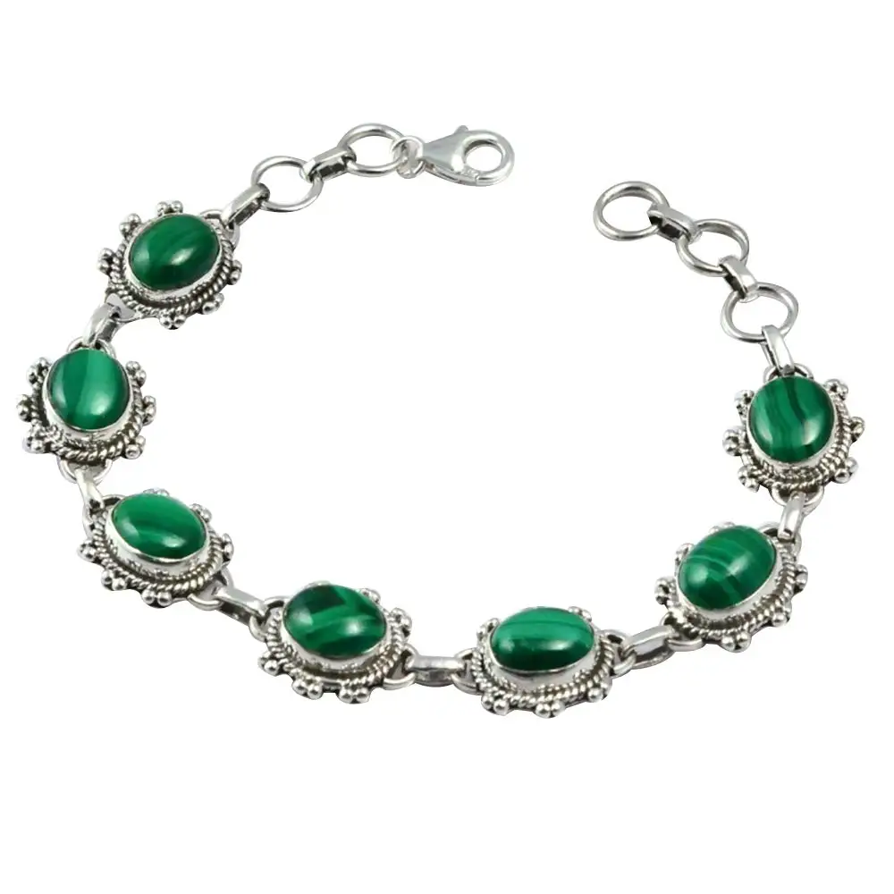 NiaoZaiFei YunZaiKan Genuine Malachite Bracelet 925 Sterling Silver, 20 cm, MHBB0087
NiaoZaiFei YunZaiKan Genuine Malachite Bracelet 925 Sterling Silver, 20 cm, MHBB0087
