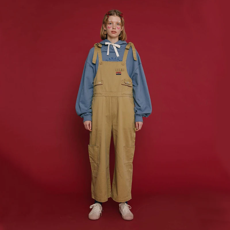 2018 Spring Autumn New Casual Rompers Womens Jumpsuits Sleeveless Loose Solid Denim Overalls Retro Preppy Style
2018 Spring Autumn New Casual Rompers Womens Jumpsuits Sleeveless Loose Solid Denim Overalls Retro Preppy Style