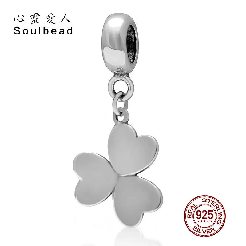 Soulbead 925 Sterling Silver Lucky Shamrock Clover Bracelet Charm Bead fit European Jewelry Making Women DIY Pendant
Soulbead 925 Sterling Silver Lucky Shamrock Clover Bracelet Charm Bead fit European Jewelry Making Women DIY Pendant