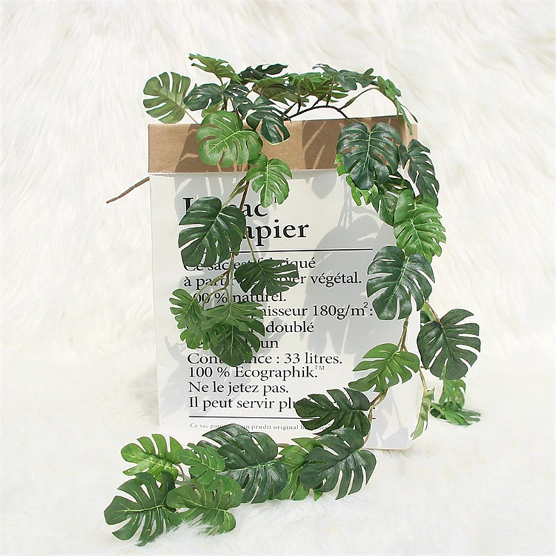 Artificial Monstera Palm Leaves Fake Green Plants Wall Hanging Plant Home Wedding DIY Decoration Wholesales Drop Shipping
Artificial Monstera Palm Leaves Fake Green Plants Wall Hanging Plant Home Wedding DIY Decoration Wholesales Drop Shipping