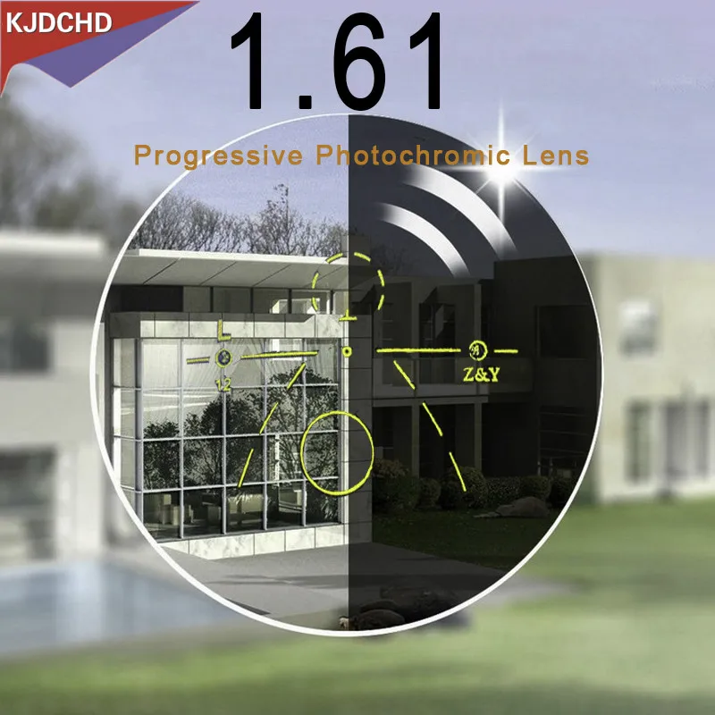 1.61 Photogray Photobrown Freeform Multi Focal Progressive Photochromic Lens Customized Myopia or Reading Lens See Far and Near
1.61 Photogray Photobrown Freeform Multi Focal Progressive Photochromic Lens Customized Myopia or Reading Lens See Far and Near