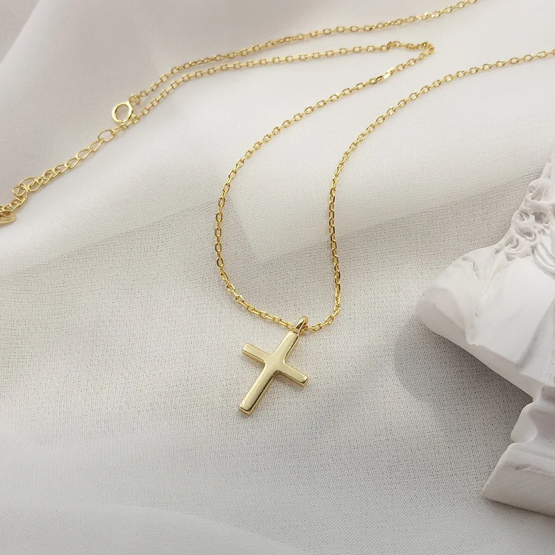 Real 925 sterling silver cross necklaces & pendants woman gifts, gold color chocker necklace women colares silver jewelry 2019
Real 925 sterling silver cross necklaces & pendants woman gifts, gold color chocker necklace women colares silver jewelry 2019