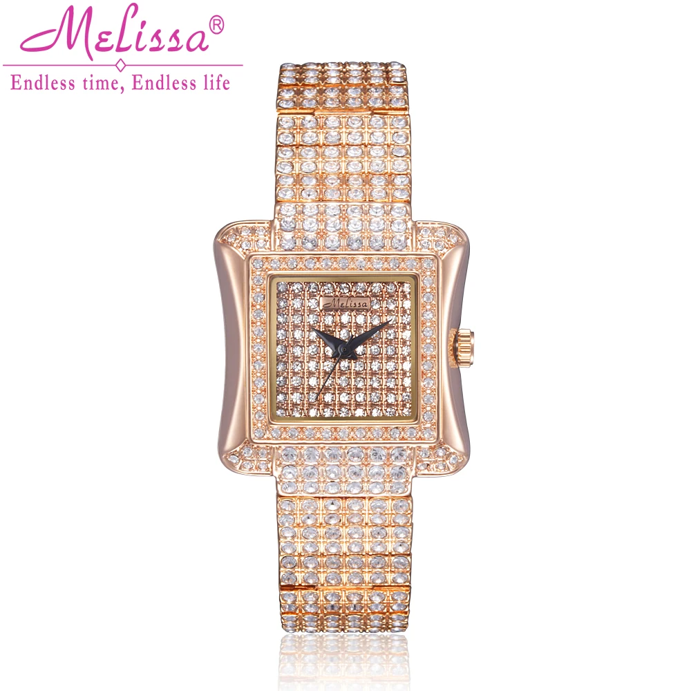 Top Melissa Lady Women's Watch Japan Quartz Fashion Dress Bracelet Full Rhinestone Luxury Crystal Party Girl Birthday Gift
Top Melissa Lady Women's Watch Japan Quartz Fashion Dress Bracelet Full Rhinestone Luxury Crystal Party Girl Birthday Gift