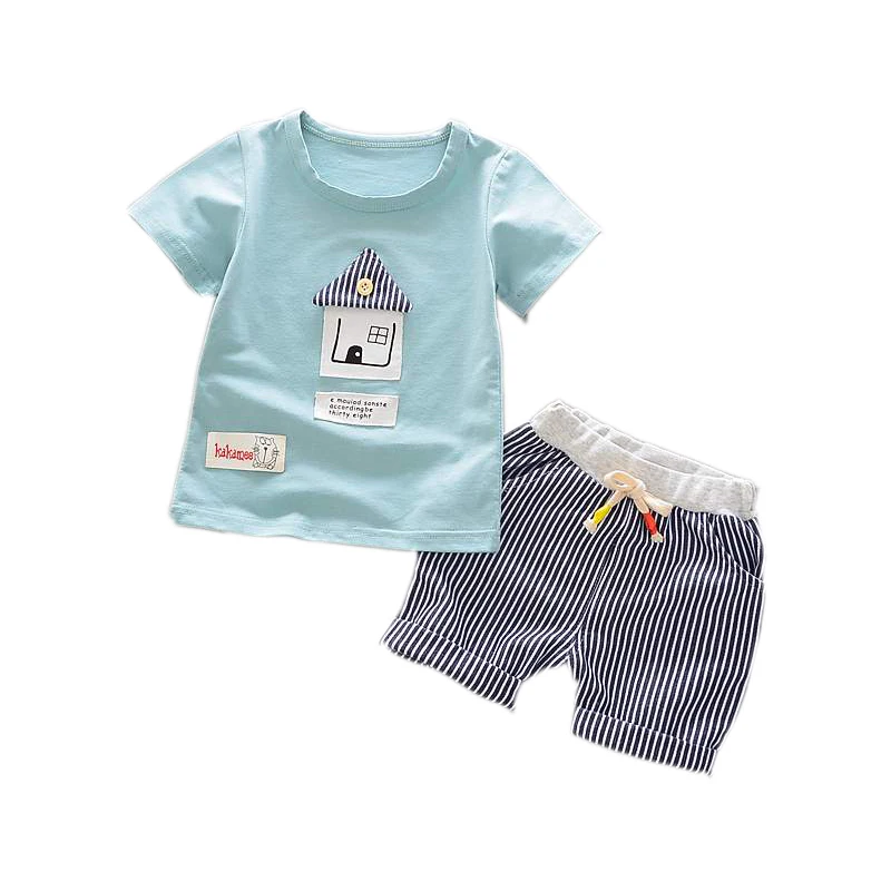 Cartoon Houses Pattern Baby Boys Summer Clothes Newborn Children Clothing Sets For Boy Short Sleeve Shirts Jeans
Cartoon Houses Pattern Baby Boys Summer Clothes Newborn Children Clothing Sets For Boy Short Sleeve Shirts Jeans