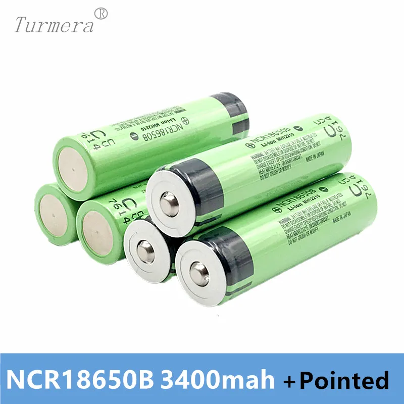 2019 Original NCR18650B 3.7V 3400mah 18650 rechargeable lithium battery Suitable for flashlight battery (No PCB) Turmera NEW MA
2019 Original NCR18650B 3.7V 3400mah 18650 rechargeable lithium battery Suitable for flashlight battery (No PCB) Turmera NEW MA