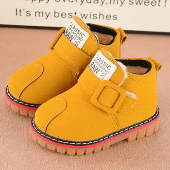 Winter Children Shoes PU Leather Waterproof Martin Boots Kids Snow Boots Brand Girls Boys Rubber Fashion Boot
Winter Children Shoes PU Leather Waterproof Martin Boots Kids Snow Boots Brand Girls Boys Rubber Fashion Boot