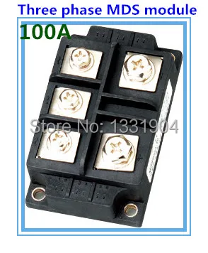 100A three phase Bridge Rectifier Module MDS 100 welding type used for input rectifying power supply and so on
100A three phase Bridge Rectifier Module MDS 100 welding type used for input rectifying power supply and so on