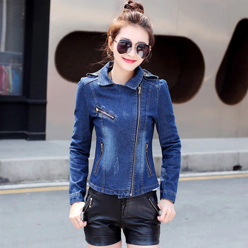 Women's Long Sleeve Denim Cropped Jacket, Ladies Zipper Coats, Women Jeans Coat, Spring, Autumn, New, Y1049
Women's Long Sleeve Denim Cropped Jacket, Ladies Zipper Coats, Women Jeans Coat, Spring, Autumn, New, Y1049
