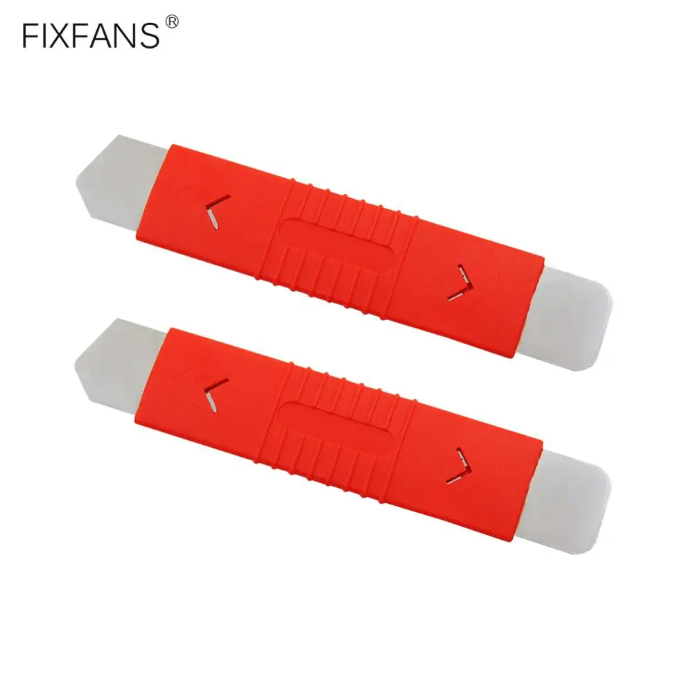 FIXFANS 2Pcs Stainless Steel Thin Blade Flat Spudger Opening Tool Non-slip Handle for iPhone iPad Tablet Laptop Screen Repair
FIXFANS 2Pcs Stainless Steel Thin Blade Flat Spudger Opening Tool Non-slip Handle for iPhone iPad Tablet Laptop Screen Repair