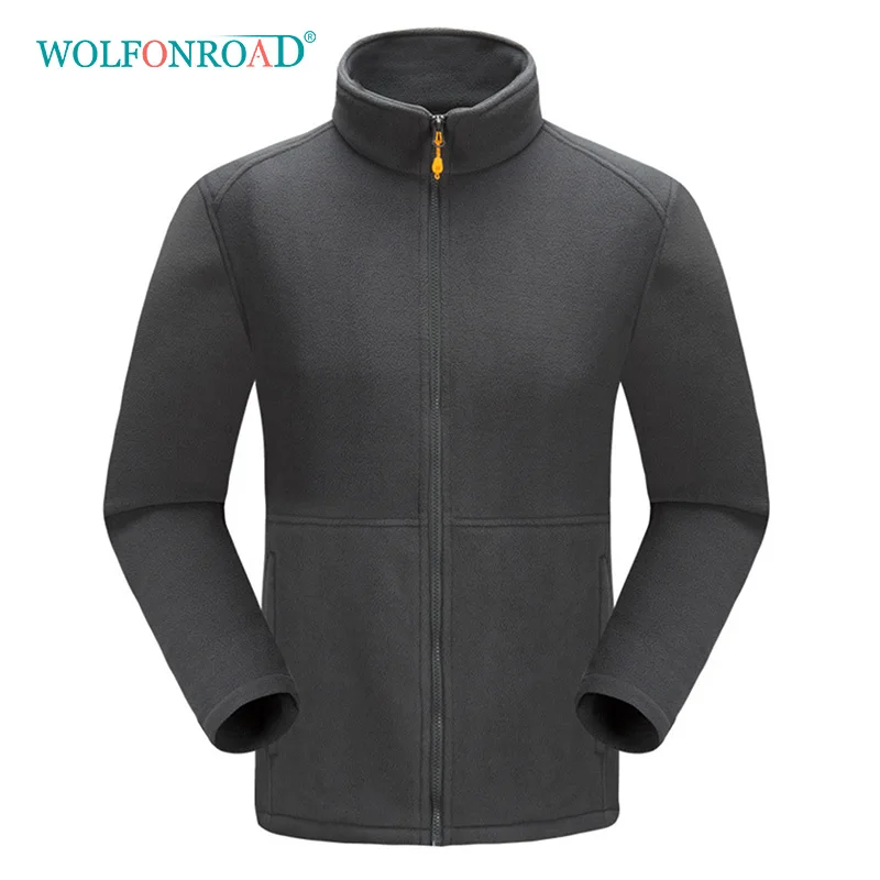 

WOLFONROAD Thermal Men Jacket Winter Fleece Jacket Coat Outdoor Sport Clothing Women Hiking Jackets Fleece Sweatshirt L-FJJ-26