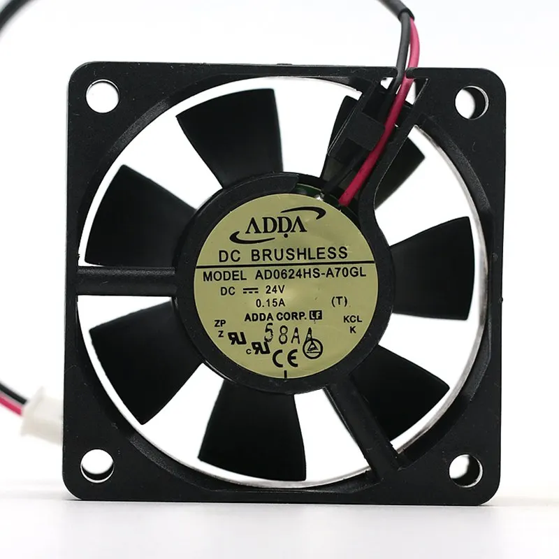 ADDA AD0624HS A70GL 6025 60*60*25 мм 6 см DC 24 В 0.15A вентилятор для преобразователя частоты|cooling