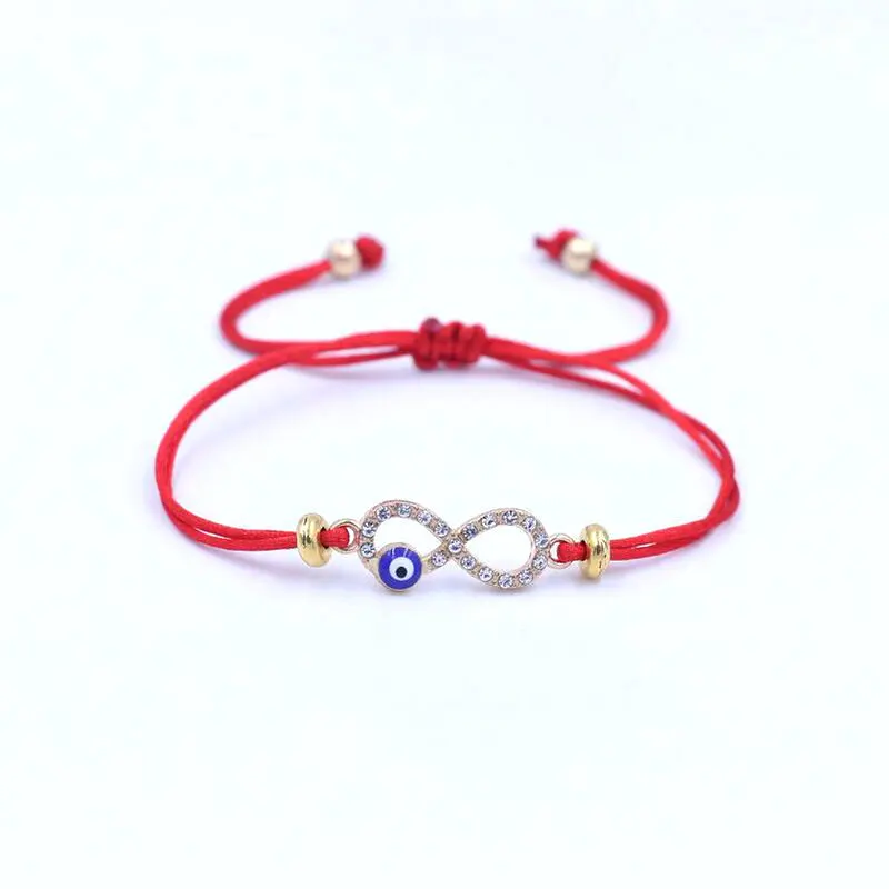 Trendy Silver Color Alloy Digital 8 Infinity Evil Eye Bracelet Red Thread Rope String Braid Bracelets For Women Mujer Friend
Trendy Silver Color Alloy Digital 8 Infinity Evil Eye Bracelet Red Thread Rope String Braid Bracelets For Women Mujer Friend
