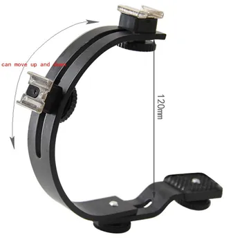 Photography C-Shaped Hot Shoe Flash Bracket Stand For LED Video Light DSLR Camera Camcorder Flash Speedlite Speedlight
Photography C-Shaped Hot Shoe Flash Bracket Stand For LED Video Light DSLR Camera Camcorder Flash Speedlite Speedlight