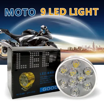9 Chips Universal LED Motorcycle Headlight Driving Fog Spot Head Light Spotlight Assist Lamp Light Switch for honda cm
9 Chips Universal LED Motorcycle Headlight Driving Fog Spot Head Light Spotlight Assist Lamp Light Switch for honda cm